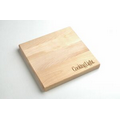 Wooden Cutting Board: 7" x 7" x 3/4" Laser Engraved